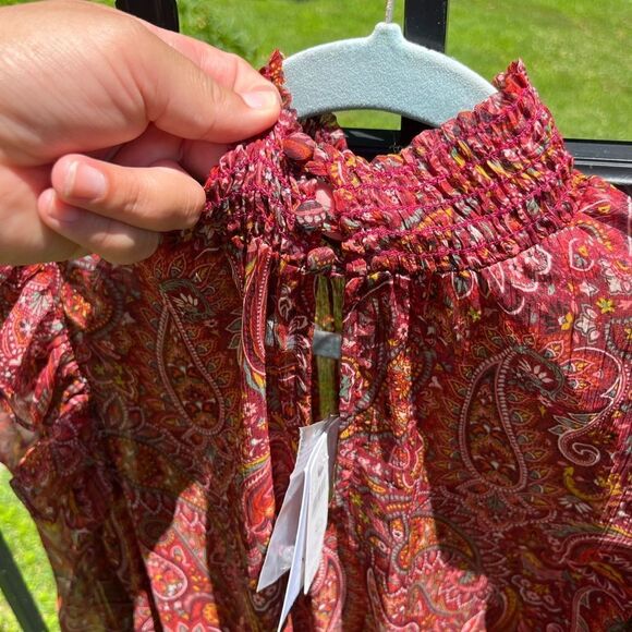 Misa Los Angeles Gianna Smocked Paisley Dress NWT - Picture 9 of 9